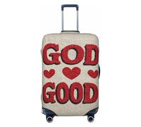 Woshuwo God Love Good Elastic Travel Luggage Covers Dustproof Scratch-Resistant Suitcase Protector Fit 22-24 Inch