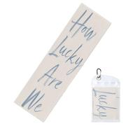 Woshuwo How Lucky Are We Minimalistic Cooling Towels For Neck And Face 40" X 12" Cool Sweat Rags Soft Breathable Chill Ice Towel For Sport Yoga Golf Gym