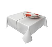 Woshuwo Minimalistic Soccer Ball Candy Table Cloth Washable Dinng Table Covers Decorative For Kitchen 60" X 60"