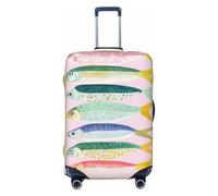 Woshuwo Open Can of Sardines Elastic Travel Luggage Covers Dustproof Scratch-Resistant Suitcase Protector Fit 22-24 Inch
