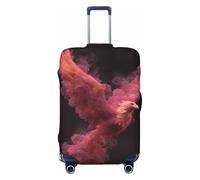 Woshuwo Phoenix Bird Rising Elastic Travel Luggage Covers Dustproof Scratch-Resistant Suitcase Protector Fit 22-24 Inch