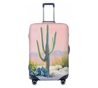 Woshuwo Saguaro Cactus Elastic Travel Luggage Covers Dustproof Scratch-Resistant Suitcase Protector Fit 22-24 Inch