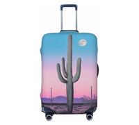 Woshuwo Saguaro Cactus Elastic Travel Luggage Covers Dustproof Scratch-Resistant Suitcase Protector Fit 22-24 Inch