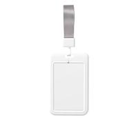 Woshuwo Vintage Christmas Tree Deep Red Velvet Bow Sliding Id Badge Holder Hard Plastic Work Card Case Name Tag Protector for Nurses Office