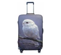Woshuwo White Bird Forest Elastic Travel Luggage Covers Dustproof Scratch-Resistant Suitcase Protector Fit 22-24 Inch