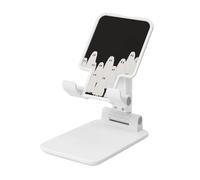 Woshuwo White Ghosts Halloween Aesthetic Foldable Cell Phone Stand Adjustable Angle Height Desktop Portable Cellphone Cradle Compatible With All Smartphone White-Style