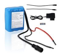 WoskjXas DC 12V 6000mAh Lithium-ion Rechargeable Battery for most 12V Devices, Wireless Cameras, Camcorders, MP3 Players, Electronic Organ, LED Strip Lights, CCTV Camera, Router, Portable DVDs,etc