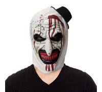 WoskjXas Halloween Clown Mask, Creepy IT Mask for Adult Scary Clown Latex halloween Mask, Creepy Horror Twisted Costume Mask Scary Adult Halloween Clown Decorative Mask