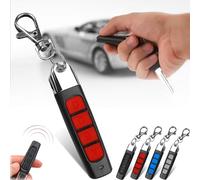 WOSLXM Remote Control Duplicator, 4-In-1 Remote Control Duplicator, Copy Remote Control Duplicator For Cars, Car Remote Control Duplicator For Car Key Fobs Garage Door Openers (Red)