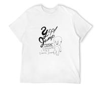 WOSMODV Raygun Daniel Johnston - Yip Yip Jump - 1983 - Iconico - Pop Art - Astratto Low White XXL