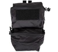Wosport PC Back Panel Double Bag for V5 tactical vest - Black