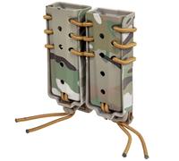 Wosport Urban Long Quick Pull Double Magazine Pouch - MultiCam