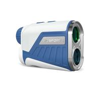 WOSPORTS Golf Range Finder with Slope Switch, 1200 Yards Rangefinder for Golfing & Hunting, ±1yd Accuracy, 0.3s Flag Locking Vibration, Rechargeable, Blue