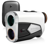 WOSPORTS Golf Rangefinder 1500-Yard with Slope,Golf Accessories Range Finder 7X Magnification,Pin Lock Vibration Range Finder(Feet/Meters/Yards),Rechargeable