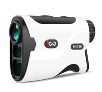 WOSPORTS Golf Rangefinder with Slope - 1500 Yards Laser Range Finder Golf with Magnetic Strap, Flag Pole Locking Vibration, 6X Magnification (1500 Yards)