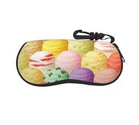 Wostery Math Geometry Geek Calculus Soft Printed Glasses Case, Neoprene Lightweight Portable Sunglasses Case, Zipper Closure