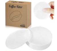Wosyoodo 600 PCS Replacement Paper Filters, 64 mm / 2.5" Round Coffee Filters Paper, Easy to Clean, Value Pack for Espresso & Coffee Makers