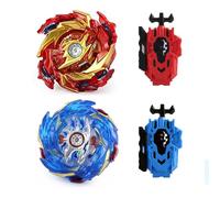 Wotean Gyroscope Turbo 4D Arena Metal Fusion Battle Spinner Kit with Battle Launcher, Gift Set (174-1+174-2)
