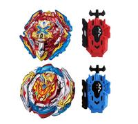Wotean Gyroscope Turbo 4D Arena Metal Fusion Battle Spinner Kit with Battle Launcher, Gift Set (201+200)