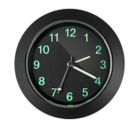 WOTEG Car Clock | Quartz Analog Car Dashboard Air Vent Stick- Clock | Portable Car Clock for Car Decoration