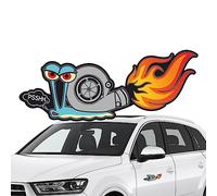 WOTEG Car Decal Stickers - Bumper Decal Funny Snail Sticker - Waterproof Car Decals Sticker Cute, Car Decor for SUV Truck