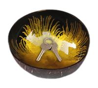 WOTEG Drink Bowl - Natural Key Holder Bowl - Home Decoration for Office Home Serving Fruits Nuts Key Storage Table, Salad Bowls, Salad Container
