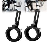 Wotendy 2PCS Motorcycle Headlight Mount Brackets, Adjustable 38-60mm | Universal Front Fork Fog Light Holder for Motorcycle Spotlights, Easy Installation and Secure Mounting