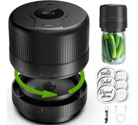 Wothfav Mason Jar Vacuum Sealer Kit, Electric Vacuum Sealer Machine for Wide, Regular Mouth Mason Jars, Portable Vacuum Sealer for Jars, Birthday Day Gifts for Her, Gifts for Mom, Grandma