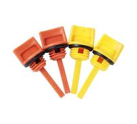 WOTIAN Oil Filler Cap Assembly Compatible with Predator 196cc 212cc 208cc 224cc Champion Firman 6.5hp 7hp 7.5hp Engine Oil Dipstick(M18*2pcs + M20*2pcs)