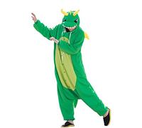wotogold Animal Green Dragon Pajamas Unisex Adult Cosplay Costumes with Horn Green XXL