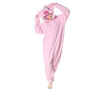 wotogold Animal Pig Pajamas Unisex Adult Cosplay Costumes New Pink S