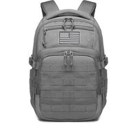 Wotony Military tactical backpack, backpack for men black small tactical assault bag (grey, 18.5 inch)