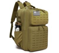 Wotony Military Tactical Backpack for Men Laser-Cut MOLLE Webbing Design Tactical Assault Bag