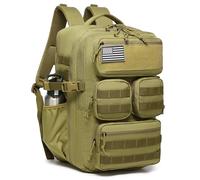 Wotony Military Tactical Backpack for Men Small Assault Bag with Laser-Cut MOLLE Webbing