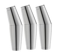 WOTOR Boston Cocktail Shaker Set, 530ml & 830ml Stainless Steel Weighted Shaker Tins, Professional Bar Tools for Bartender, Metal Mixer for Martini & Cocktails (3 Pack)