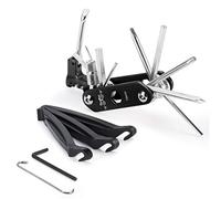 WOTOW 14 in 1 Multi-Function Bike Bicycle Repair Tool Kit Allen Wrench with Tire Pry Bars Rods