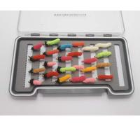 Wotsit Flies, 24 boxed set, mop flies, Fishing Flies, Trout Flies, NPX49