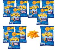 Wotsits Crisps Bundle Sharing Bag Crisps 60g PMP (10 Packs, Baked Wotsits Really Cheese)