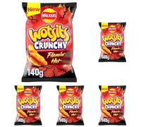 Wotsits Crunchy Flamin Hot 140g (Pack of 5)