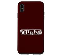 Wottsefakk WTF What The Fuck Political Statement Case for iPhone XS Max