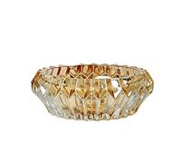WOTZOV Ashtray Glass Ashtray Home Coffee Table Office Desktop Decoration Large Uncovered Ashtray 7.08 in Ashtrays For Smokers，C One Size