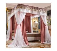 WOTZOV Bed Canopy Double Bed Mosquito Net, Four-season Universal Bed Canopy, Luxury Bed Curtain for s' Princess Room，180x200x200cm