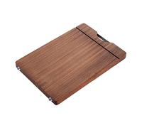 WOTZOV Ebony Cutting Board Kitchen Thick Natural Solid Wood Chopping Board Whole Wood Restaurant Vegetables Fruits Blocks Simple,11 * 15.7in