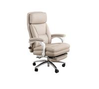 WOTZOV Home Genuine Leather Office Chair with Ergonomic Design and Reclining Function for Home and Office Comfy