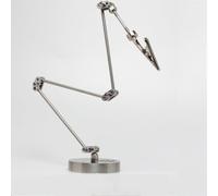 WOTZOV Light Stainless Steel Armature Rigging System,Metal Puppet Figure Diy Stop Motion Armature Kits,5 Adjustable Drill Arms,for Animation Studios Product Photography,40CM,40CM