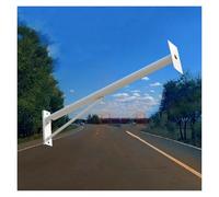 WOTZOV Outdoor Security Camera Stand, Adjustable Wall-Mount Surveillance Pole, Weatherproof Cctv Pole For Factory, Farm, Parking Lot, Park - 1.6 To 6.6 Ft, White, 4.9 Ft,A 3.3 ft (1 m)