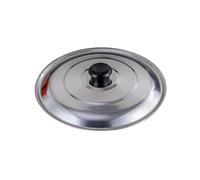 WOTZOV Pot Lids Stainless Steel Frying Pan Lid Seasoning Pot Cover Round pot lid Replacement 30-55cm Round Basting Steaming Cover Saute Pan Lids,One Color 55