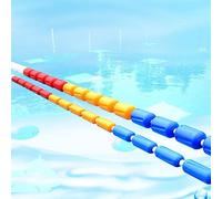 WOTZOV Safety, Swimming Pool Float Line Divider Ro Kits With Wave Bar Sha Floating Balls, Deep Shallow End Water Area Boundary Cord，9cm Dia 9m/30ft/354
