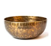 WOTZOV Singing Bowls Crystal Buddha Sound Bowl Sound Therapy Healing Hammer Bowl Meditation Bowl Full Moon for Healing Prayer,18cm