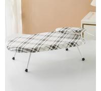WOTZOV Small Ironing Table, Home Folding Ironing Board, Desktop Mini Ironing Rack, Ironing Board with Retractable Ironing Rack, Multifunctional Ironing Board,D，D